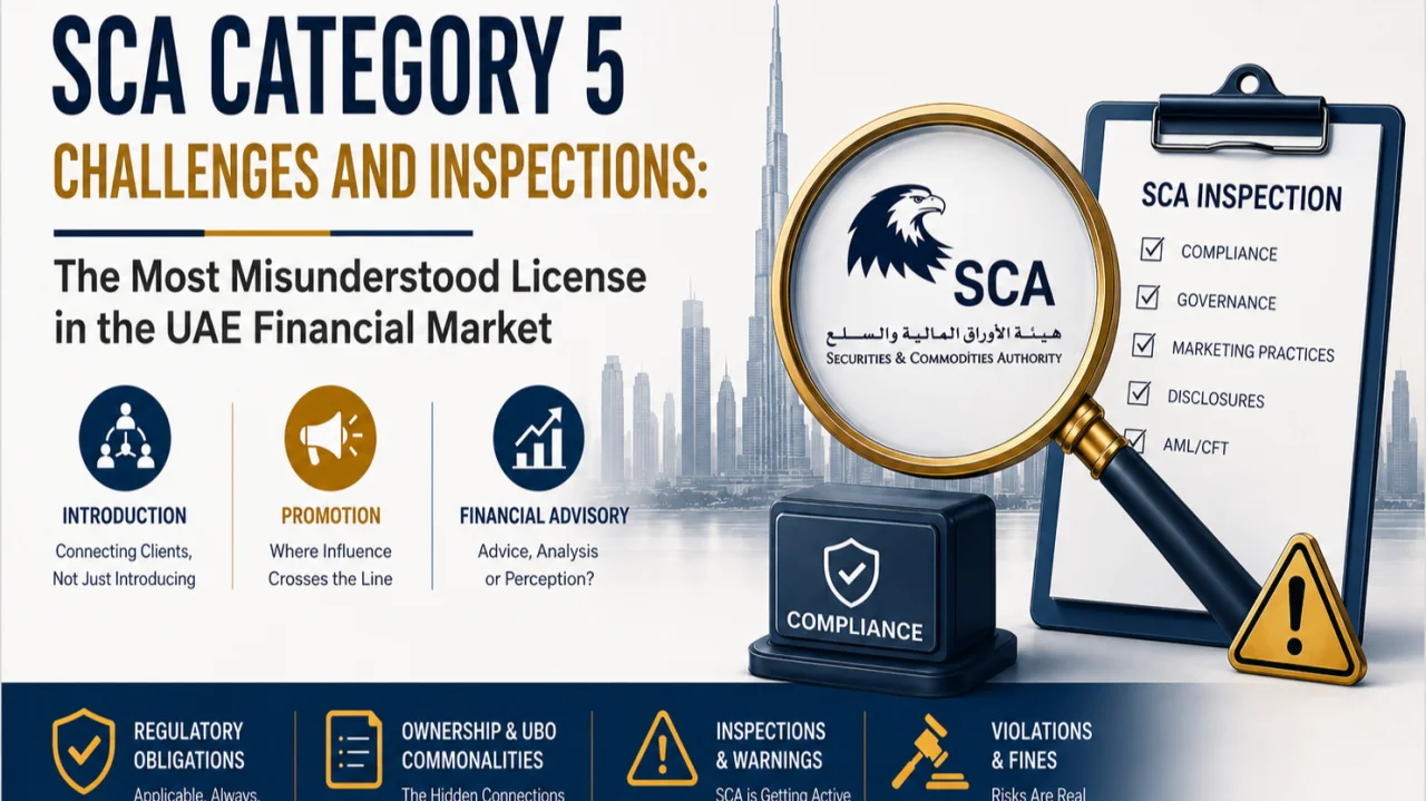 SCA Category 5 Challenges and Inspections: The Most Misunderstood License in the UAE Financial Market